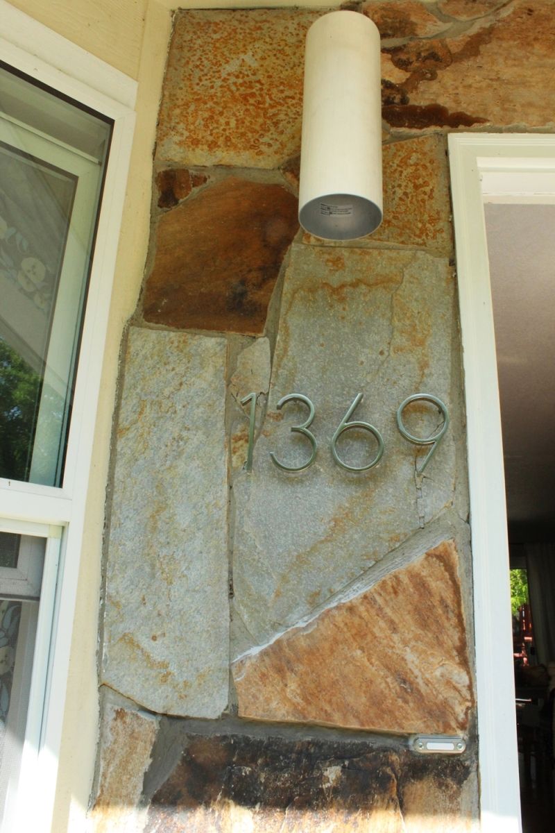 Contemporary house numbers