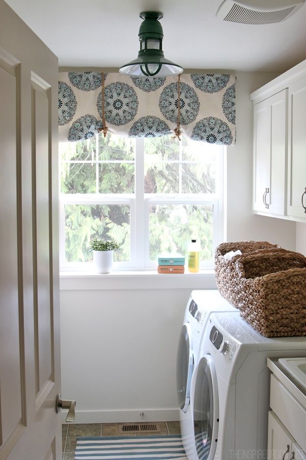 White Laundry Room Makeover Progress Green Barnlight