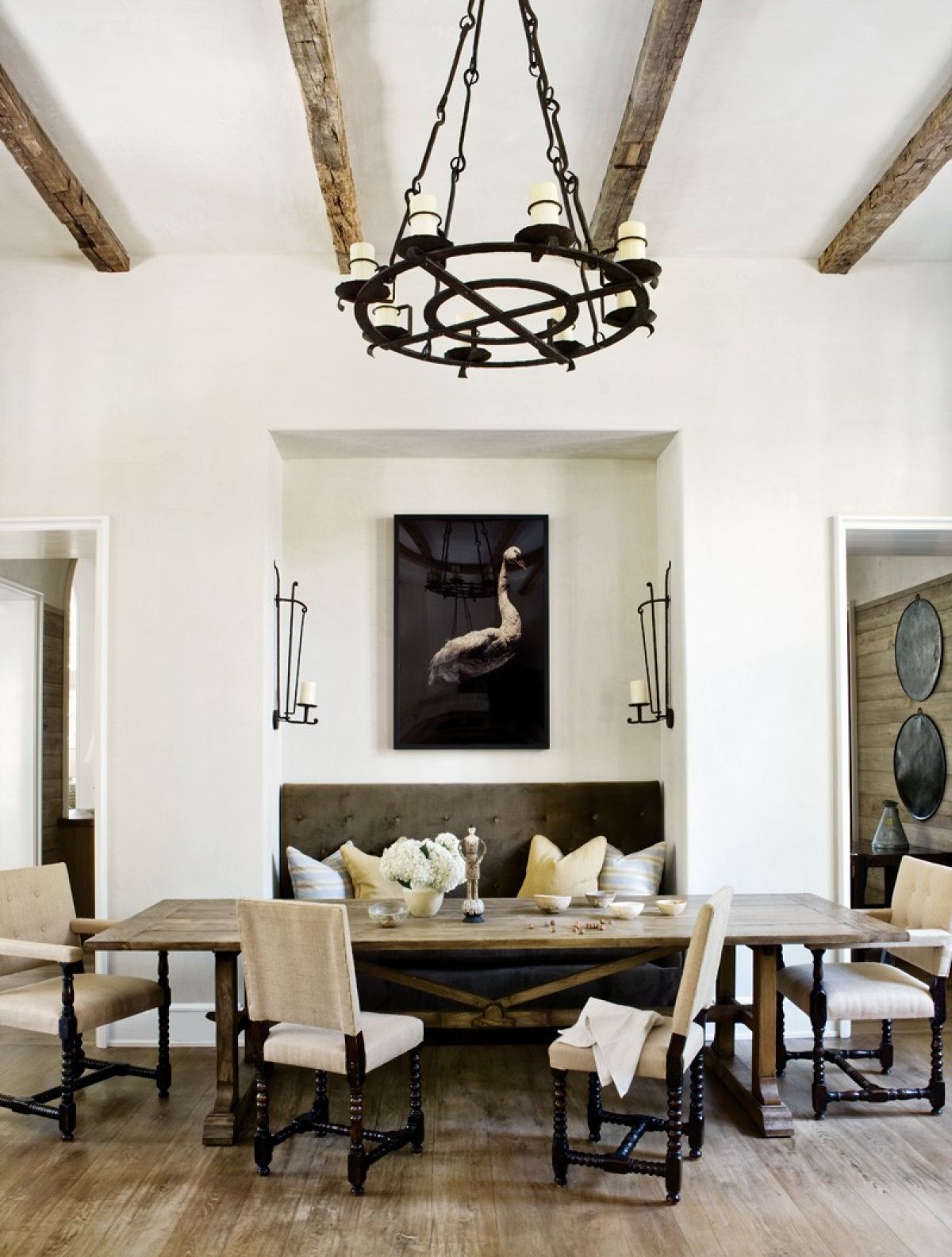 Popular dining room area in Spanish homes