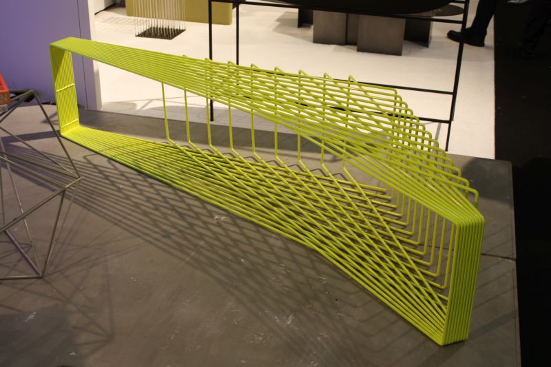 Wire chartreuse outdoor furniture