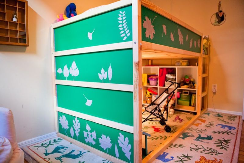 Kid Friendly Diys Featuring The Ikea Kura Bed