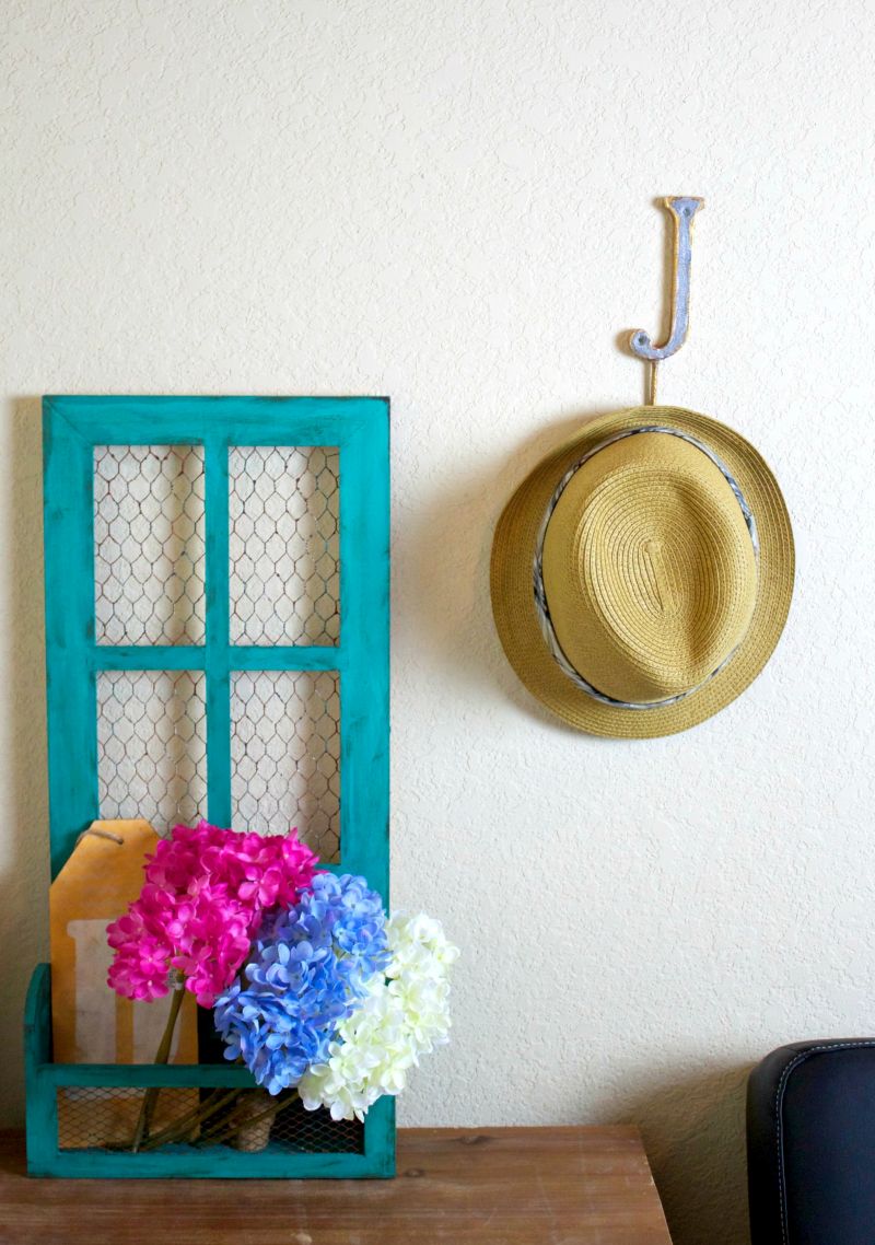 Make a Faux Metal Wall Hook