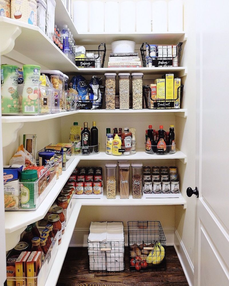 Pantry organization placement