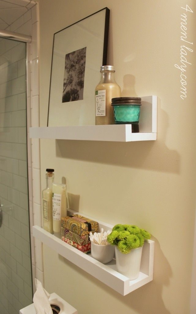 DIY Bathroom Shelves Offer Stylish Storage For Tight Spaces