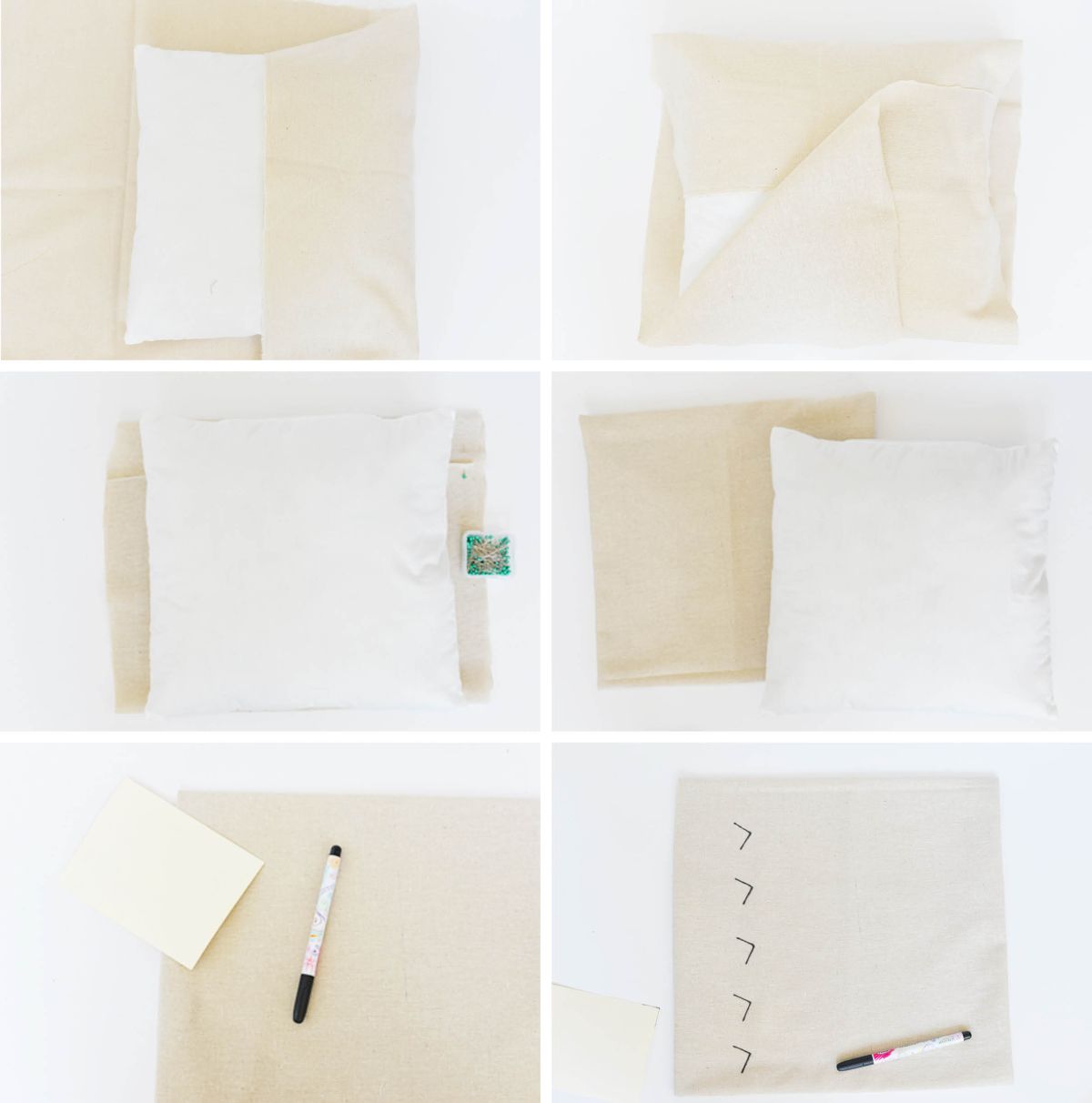 DIY Mud Cloth Inspired Pillow Instructions