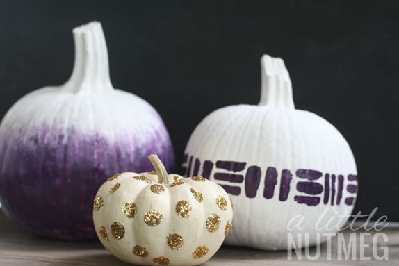 Ombre purple pumpkin