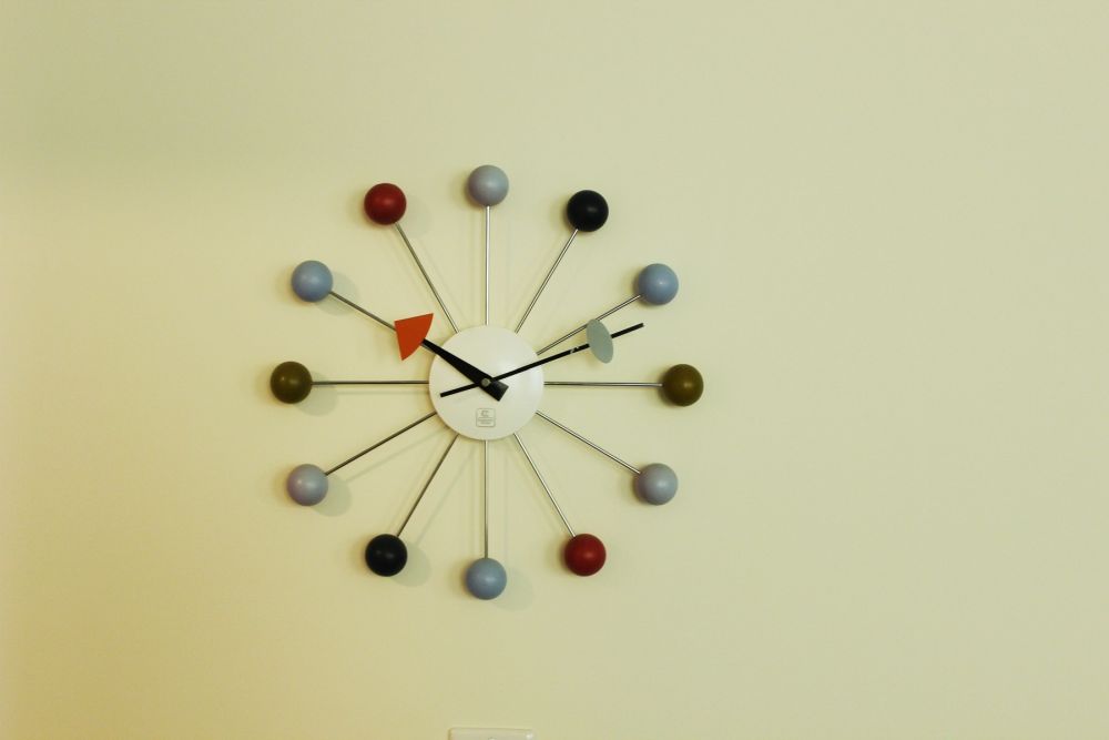 Colorful Vitra Wall Clock