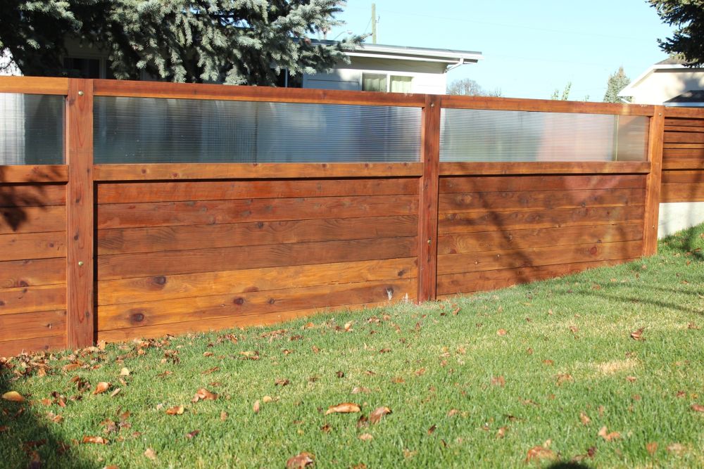 Curb Appeal - Wood Fence for Backyard