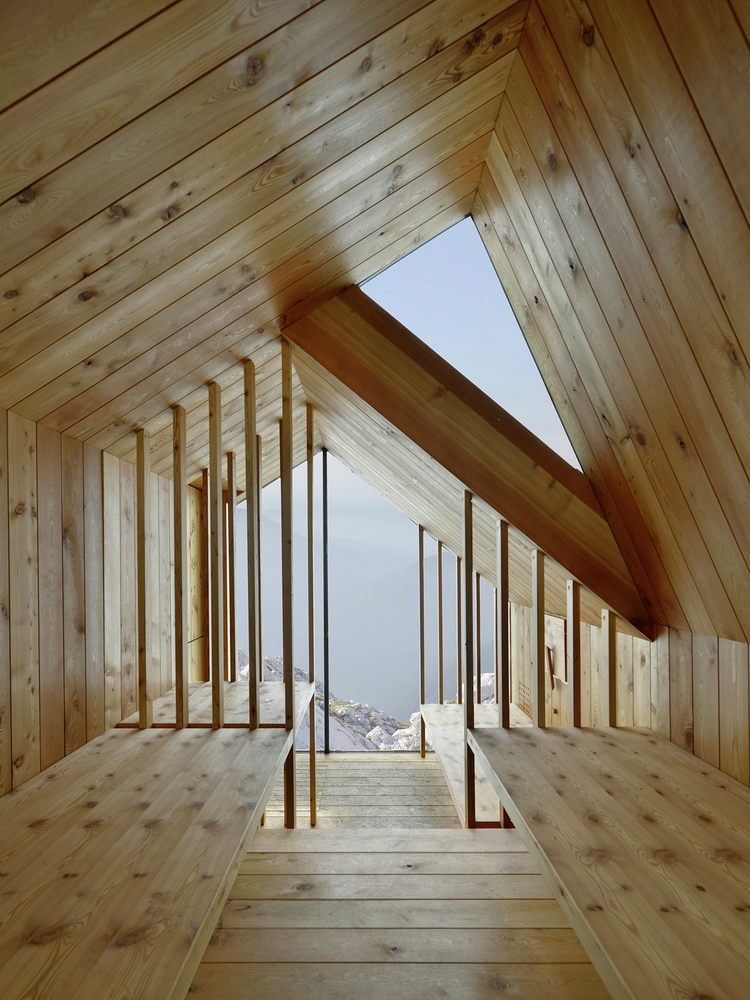 Messner Mountain Museum by Zaha Hadid Architects Cantilevered