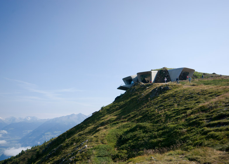 Messner Mountain Museum by Zaha Hadid Architects Cantilevered