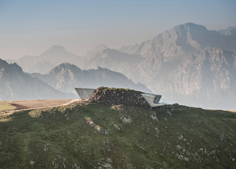 Messner Mountain Museum by Zaha Hadid Architects Cantilevered