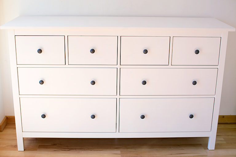 How to update an ikea dresser with contact paper