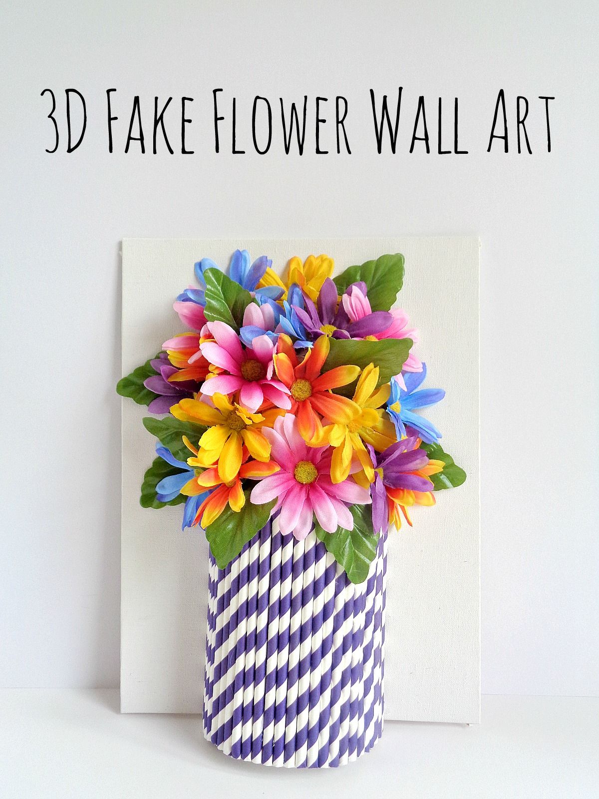 fake flower display