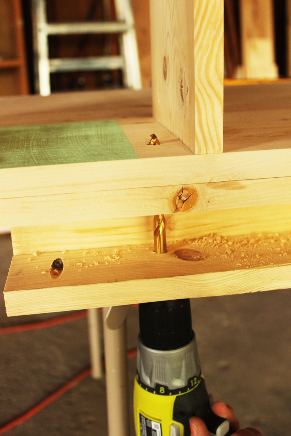 DIY Desk with Shelf and Hairpin Legs