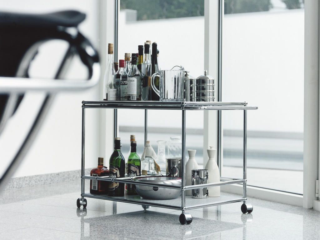 modern bar kitchen cart