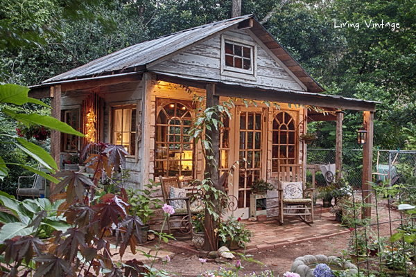 Cottage she shed design