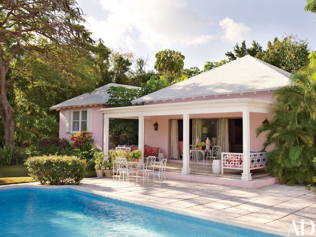 White Paint Cottage Exterior