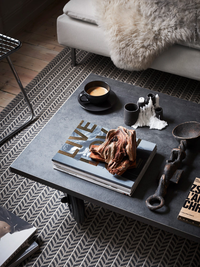 DIY table wheels counter top