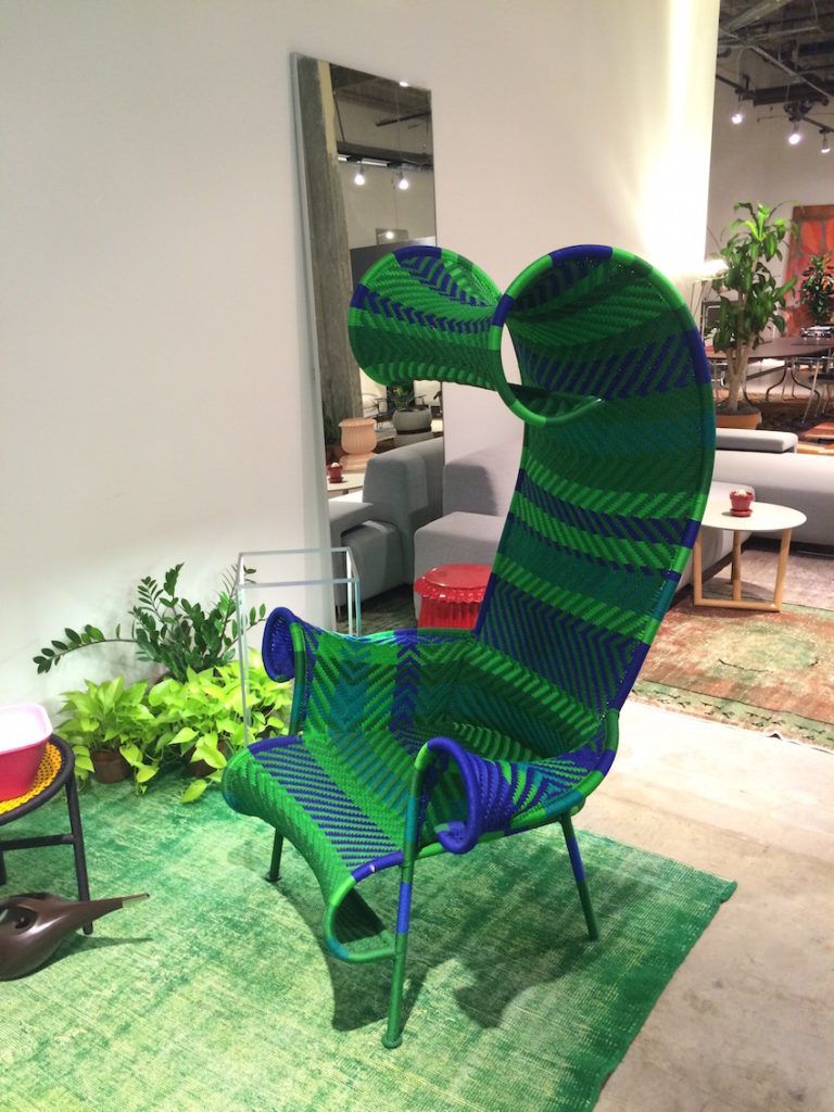 Moroso outdoor chevron chair style