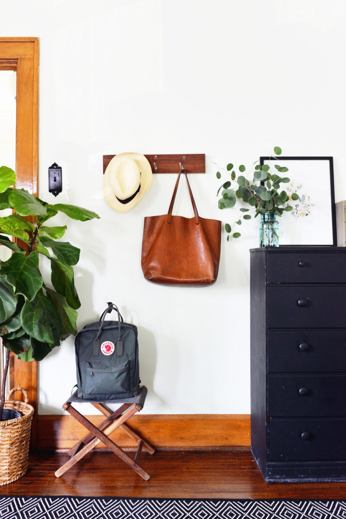 DIY Hanging Coat Rack