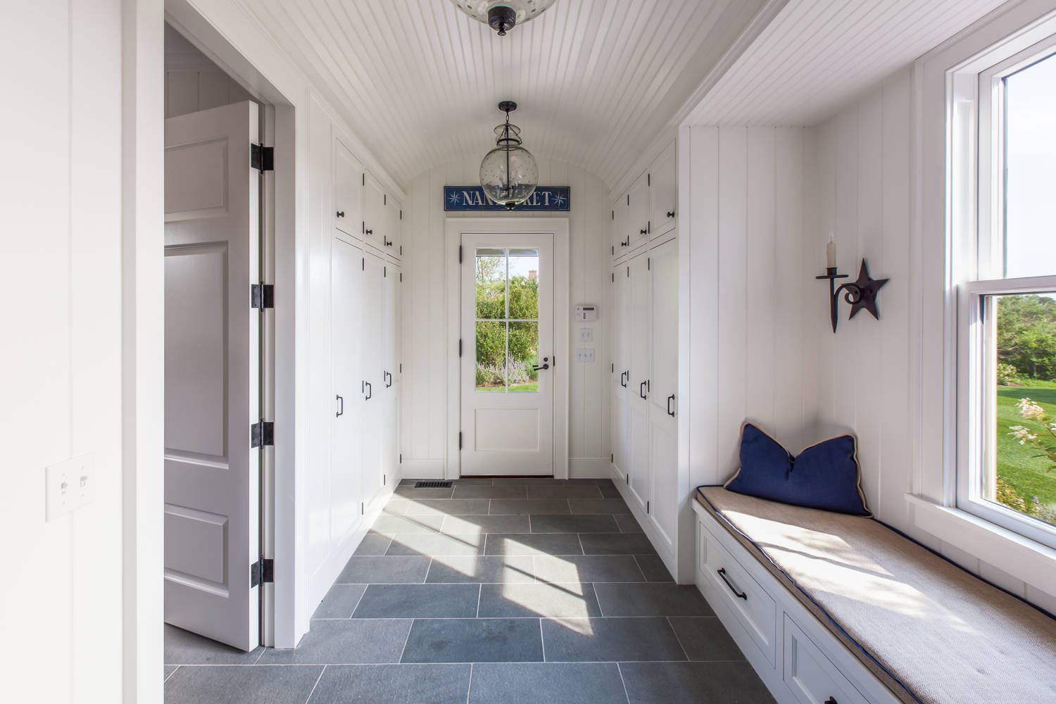 bright mudroom