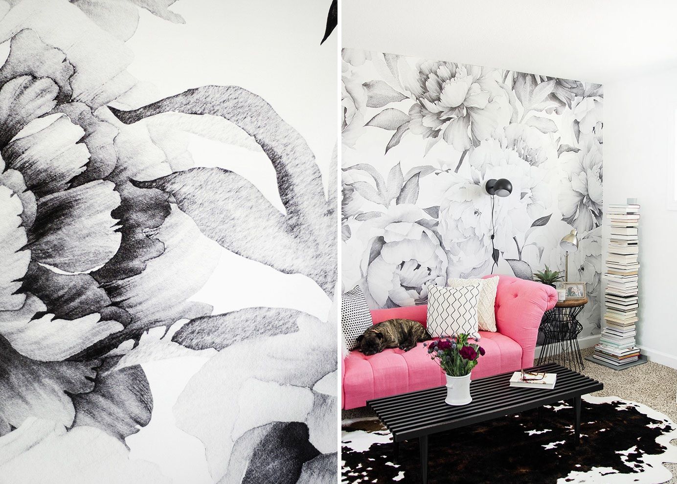 Black and White Wallpapers to Help You Finish Decorating