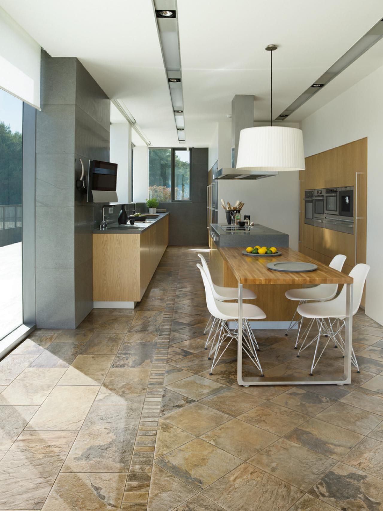 30 Beautiful Examples of Kitchen Floor Tile