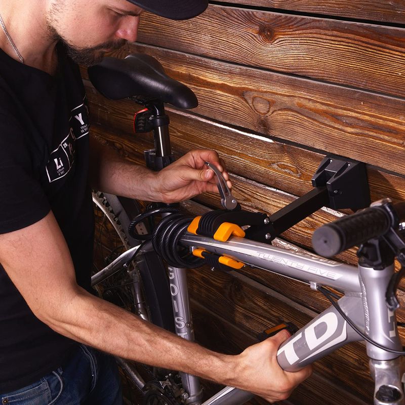 Walnut bike wall hanging