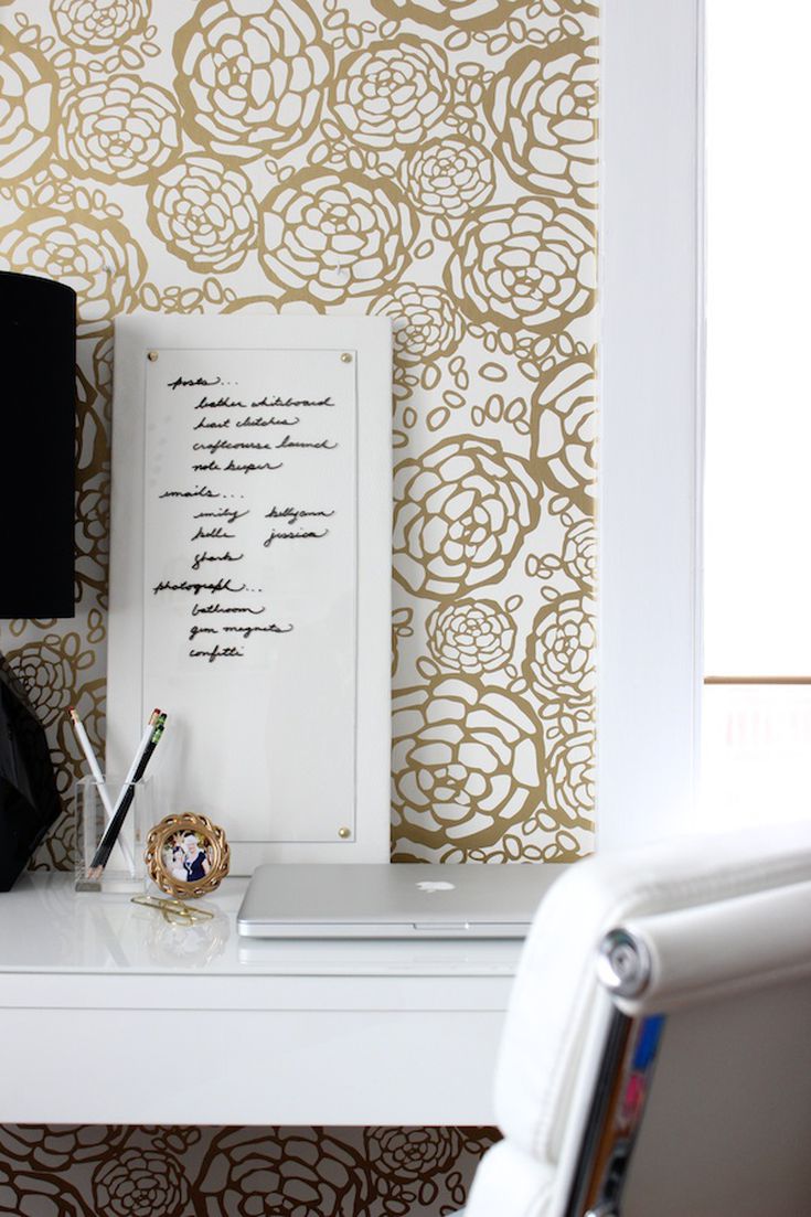 DIY acrylic leather white board