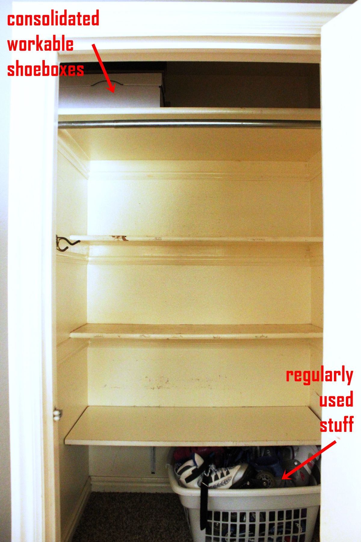 How to declutter a closet step by step