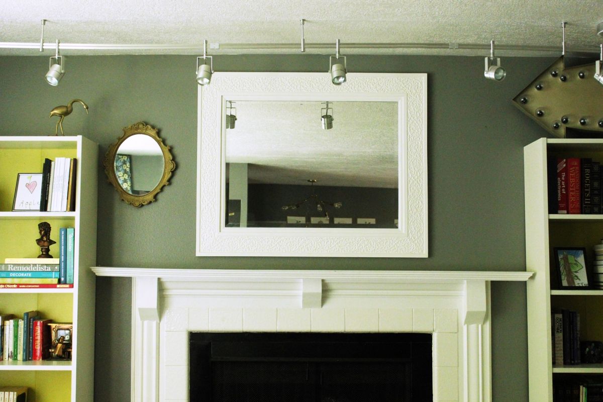 How to Declutter a Mantel step by step