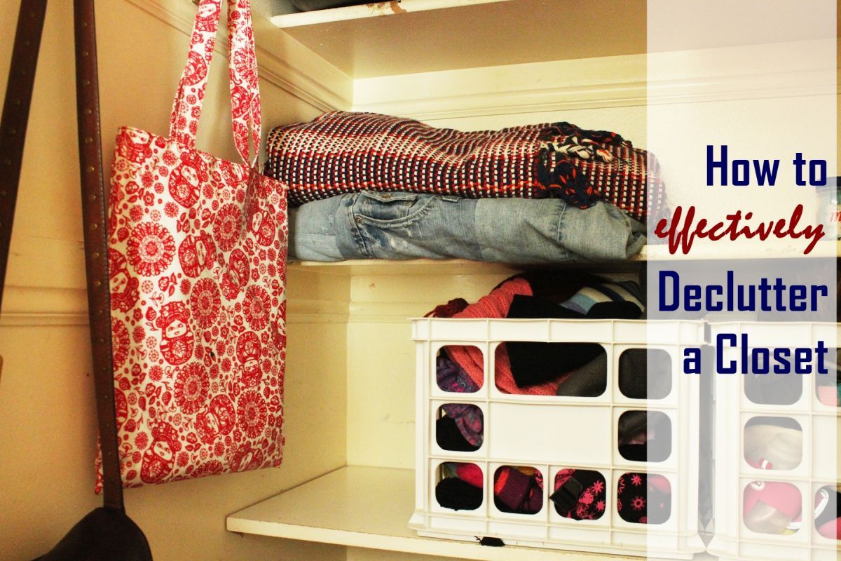 declutter closet