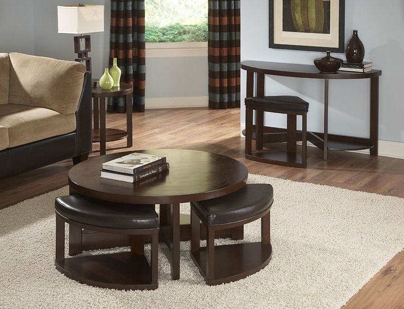 coffee table stool set