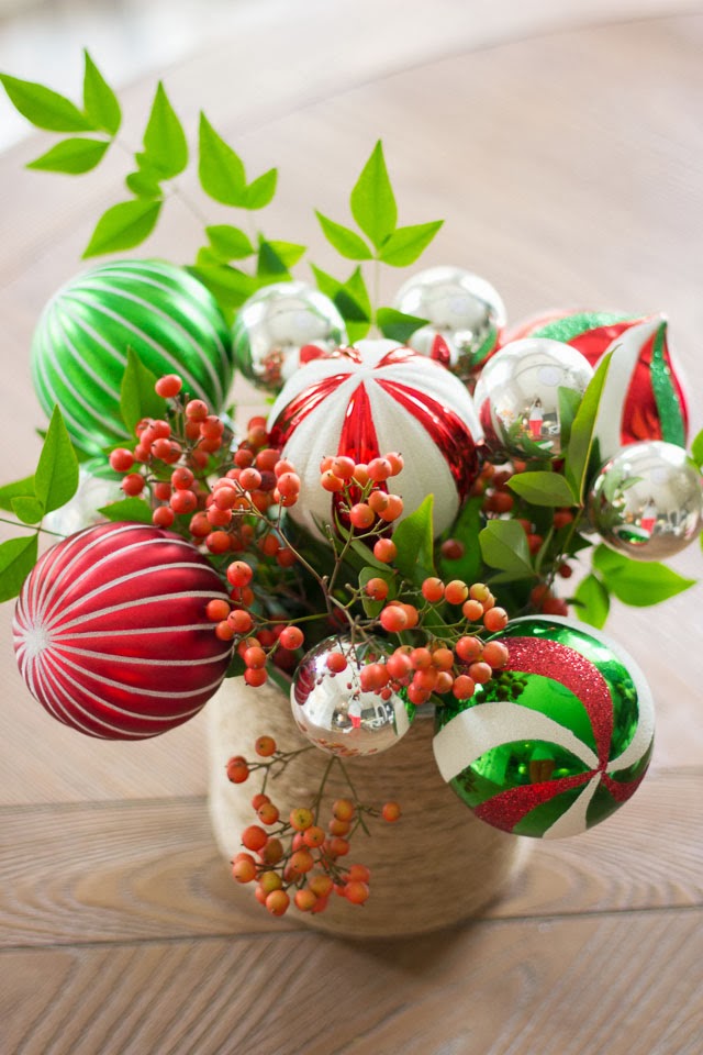 how to make christmas floral arrangements