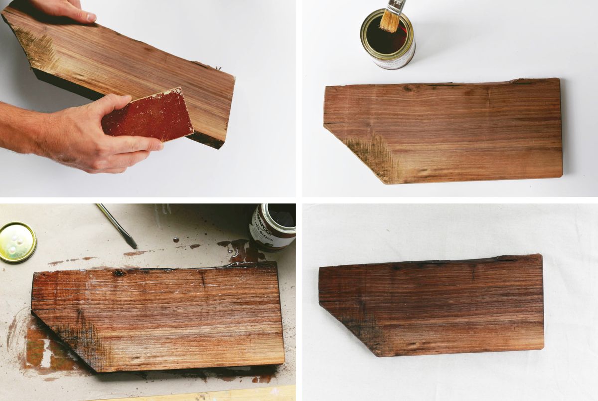 DIY Fall Cheeseboard - steps