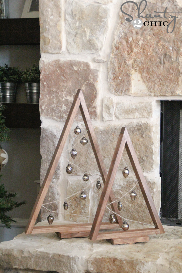 Rustic and Modern Wood Christmas Tree