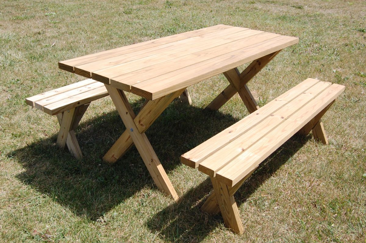 Picnic Table Plans For A Perfect Weekend Project