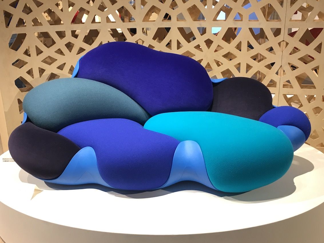 Louis Vuitton Presents a Turquoise Edition of the Bomboca Sofa by