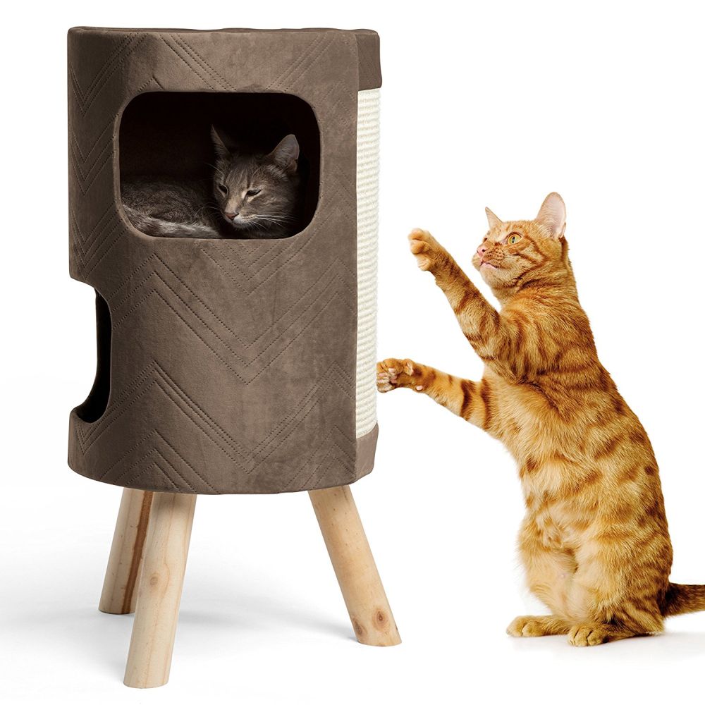 Modern Kitty Handcrafted Satellite Cat Tree