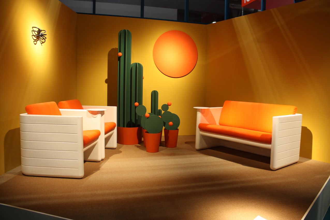 All the world's important brands, like Pedrali, show at Salon del Mobile in Milan.