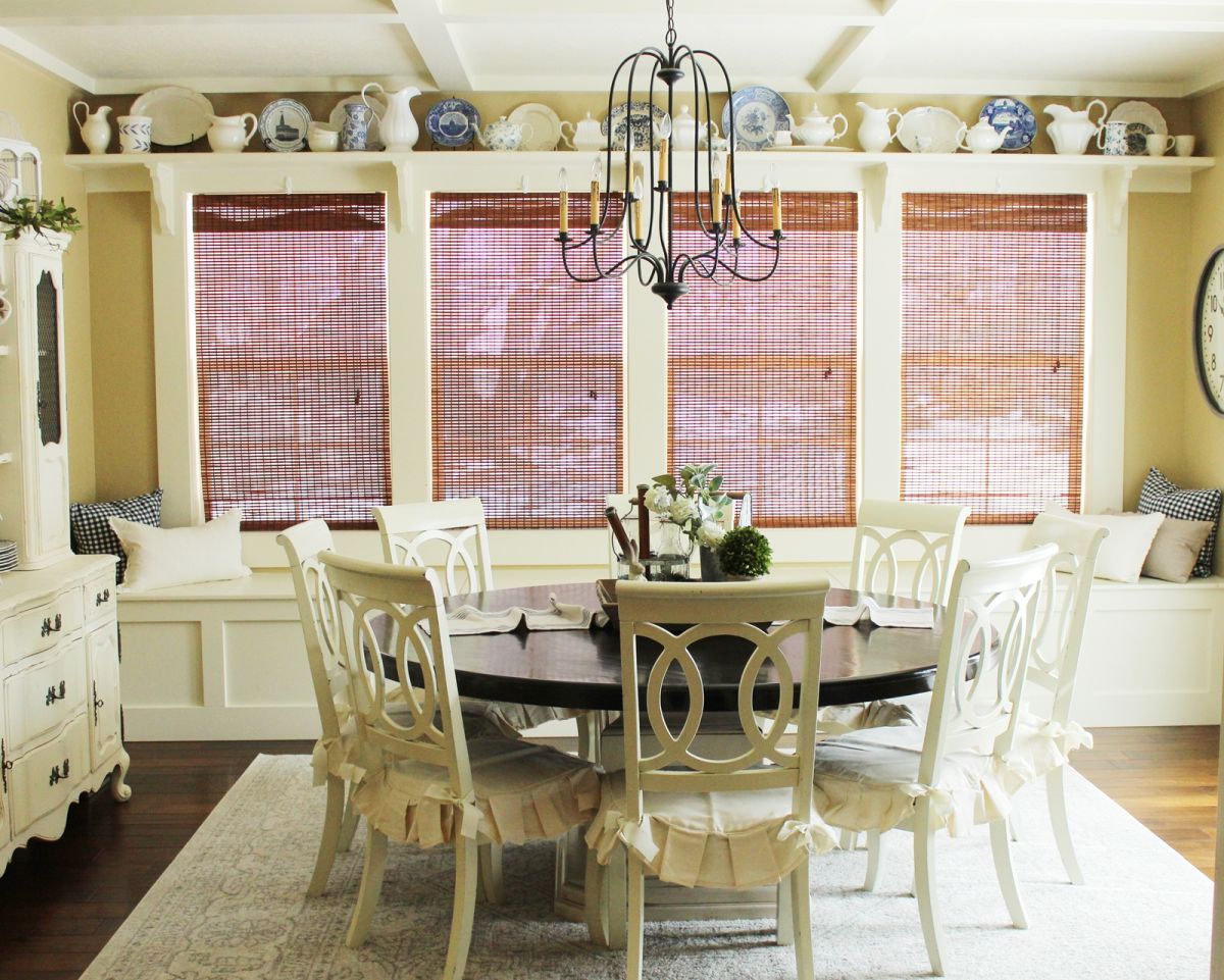 Rustic Chic interior design for dining area