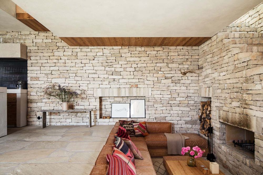 Charming Structures With Interior Stone Walls