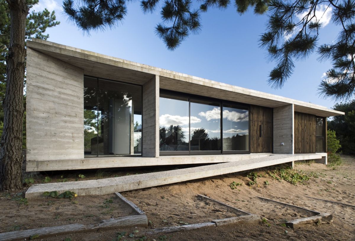 flat roof house