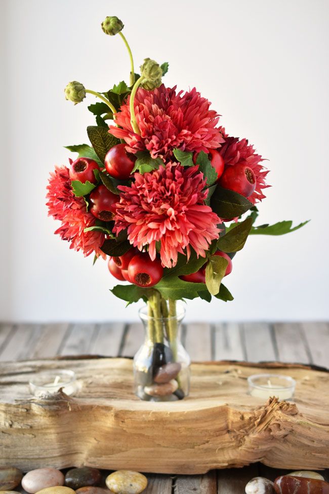 Scalloped Planter Box Centerpiece