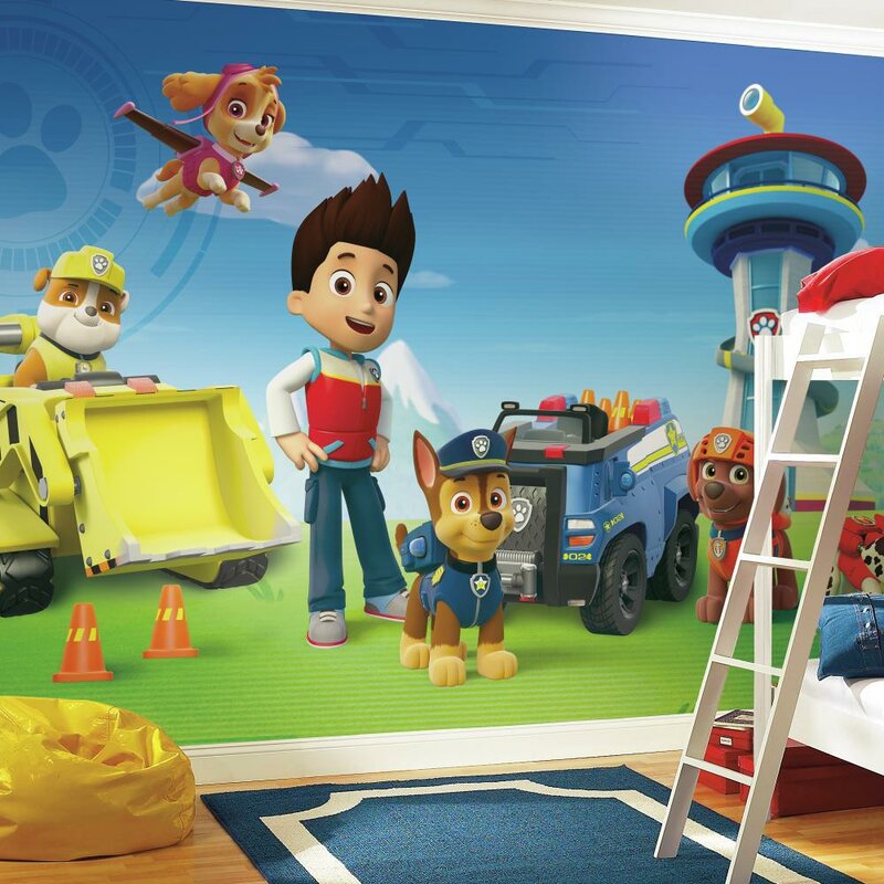 Prepasted Paw Patrol XL Ultra Strippable Wall Mural