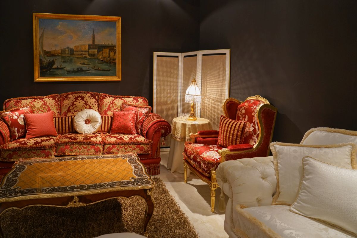 Luxury furniture with a braroque decor