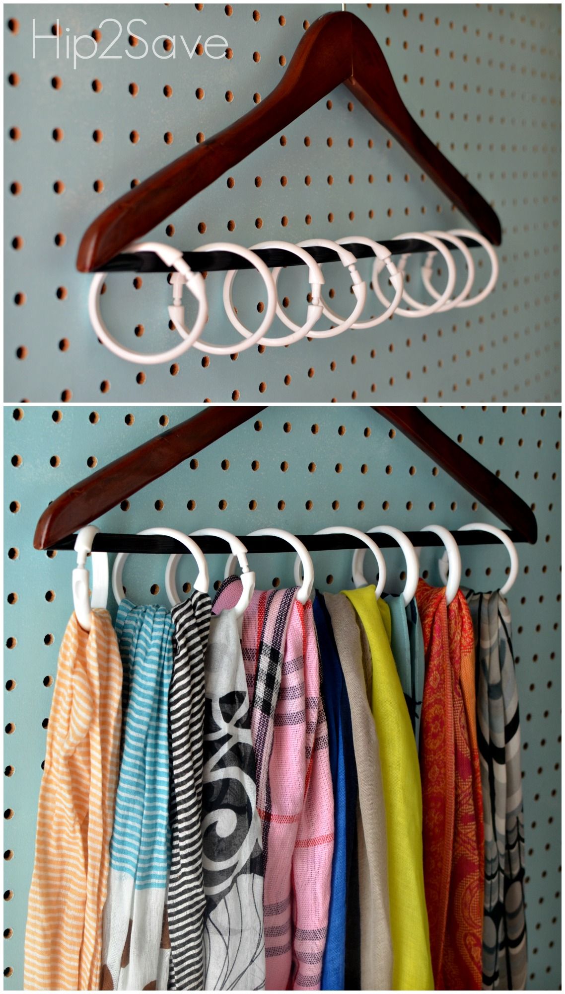 Organized Small Closet DIY