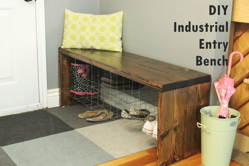 Industrial Entry Shoe Bench