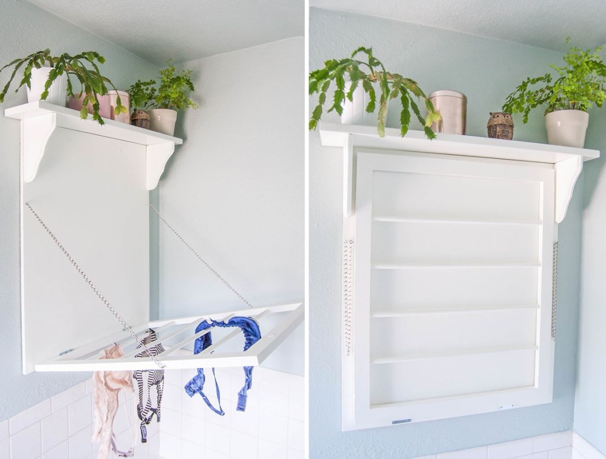 Laundry room organization DIY