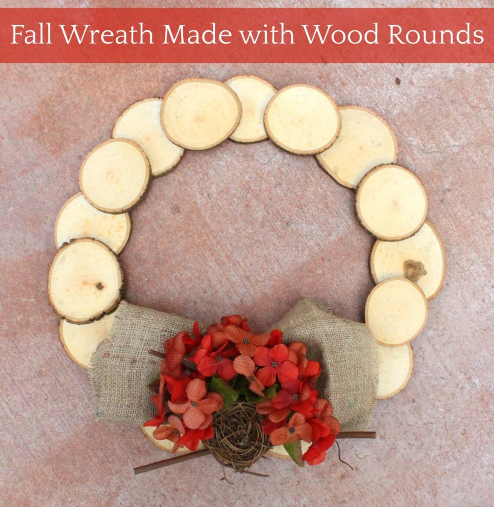 Wood Slice Wreath